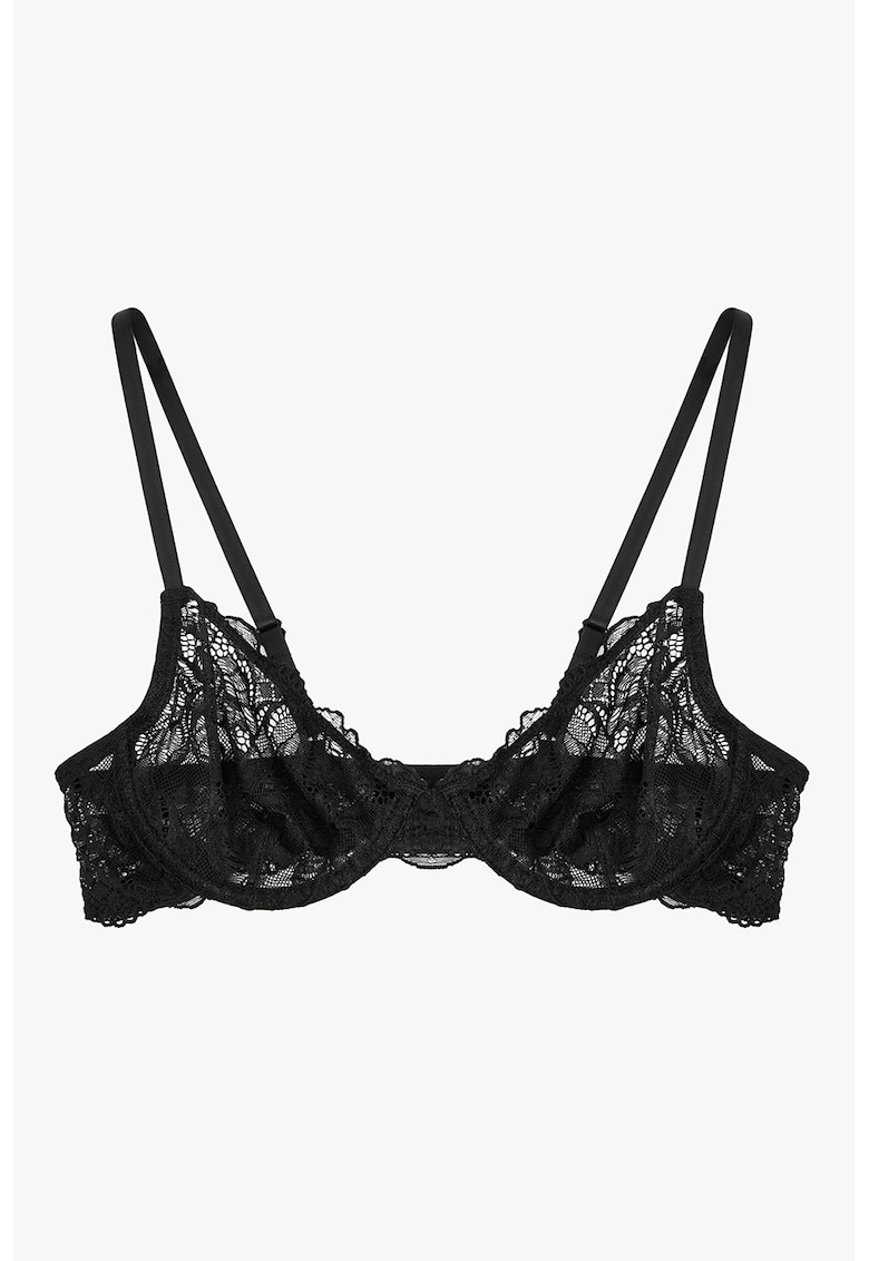 Sutien de dantela cu bretele ajustabile