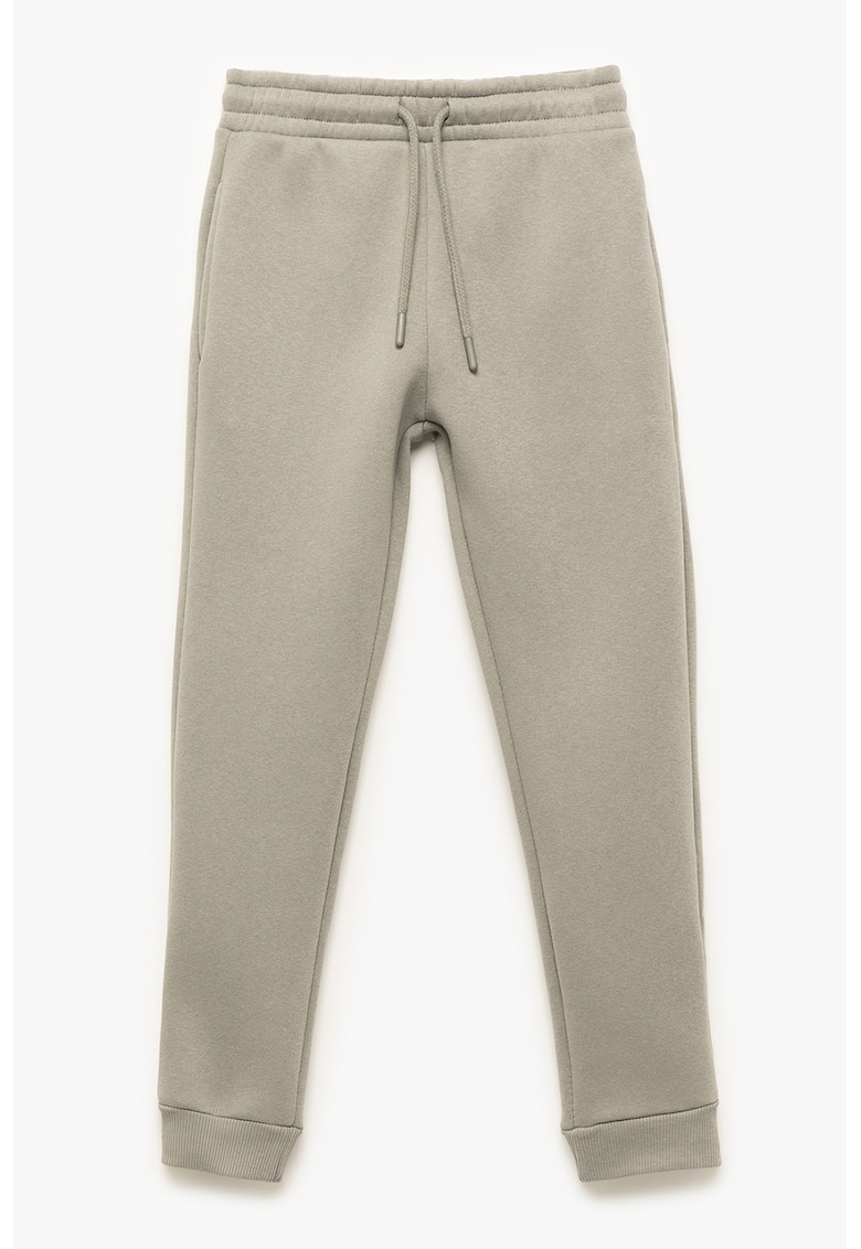 - Pantaloni de trening din amestec de bumbac cu snur