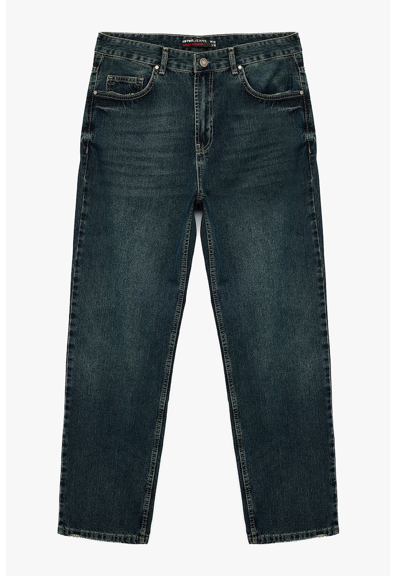 Blugi regular fit - Albastru petrol
