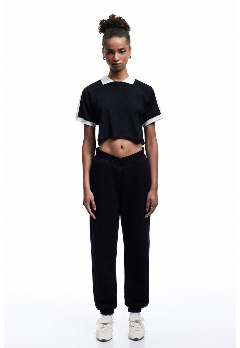 Pantaloni de trenimg cu talie striata