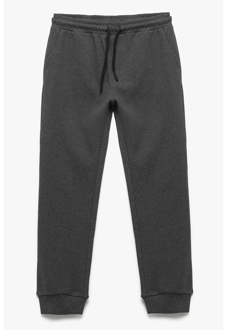Pantaloni de trening regular fit din amestec de bumbac