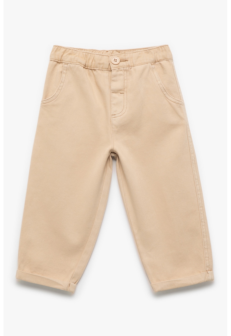 Pantaloni uni cu croiala ampla