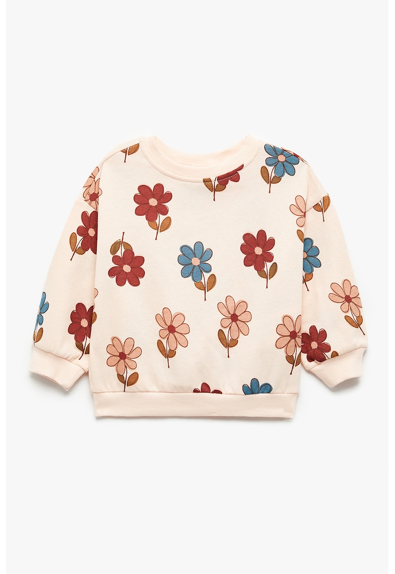 Bluza de trening cu model floral
