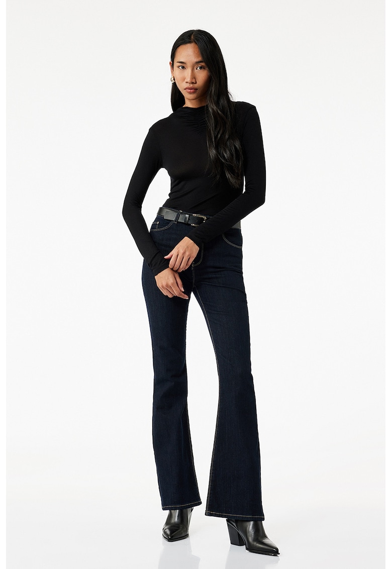 Bluza slim-fit uni - Negru