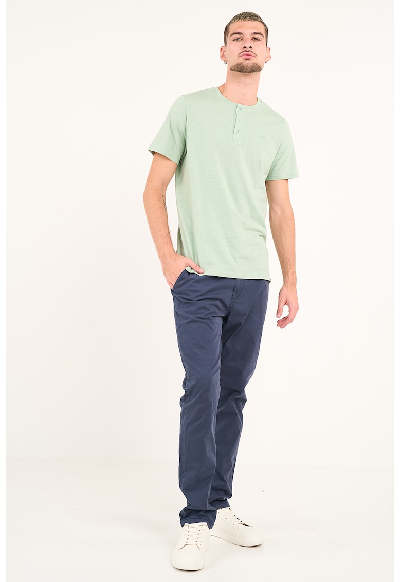 Pantaloni uni cu buzunare oblice