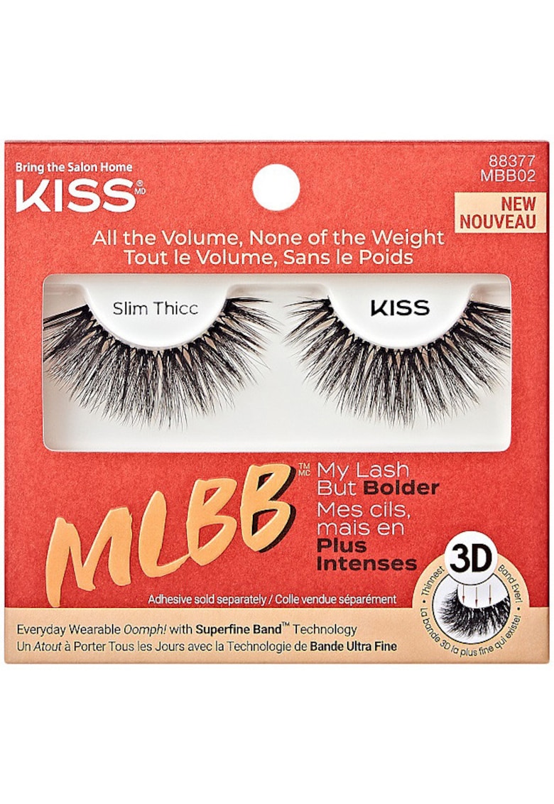 Gene False  My Lashes But Bolder Mlb Bolder - Slim Thic - 1 Pereche