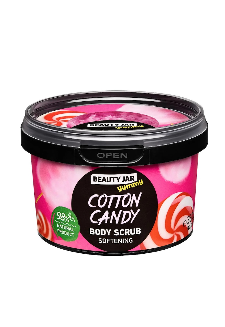 Scrub pentru corp cu efect de catifelare - Yummy Cotton Candy - 360 g