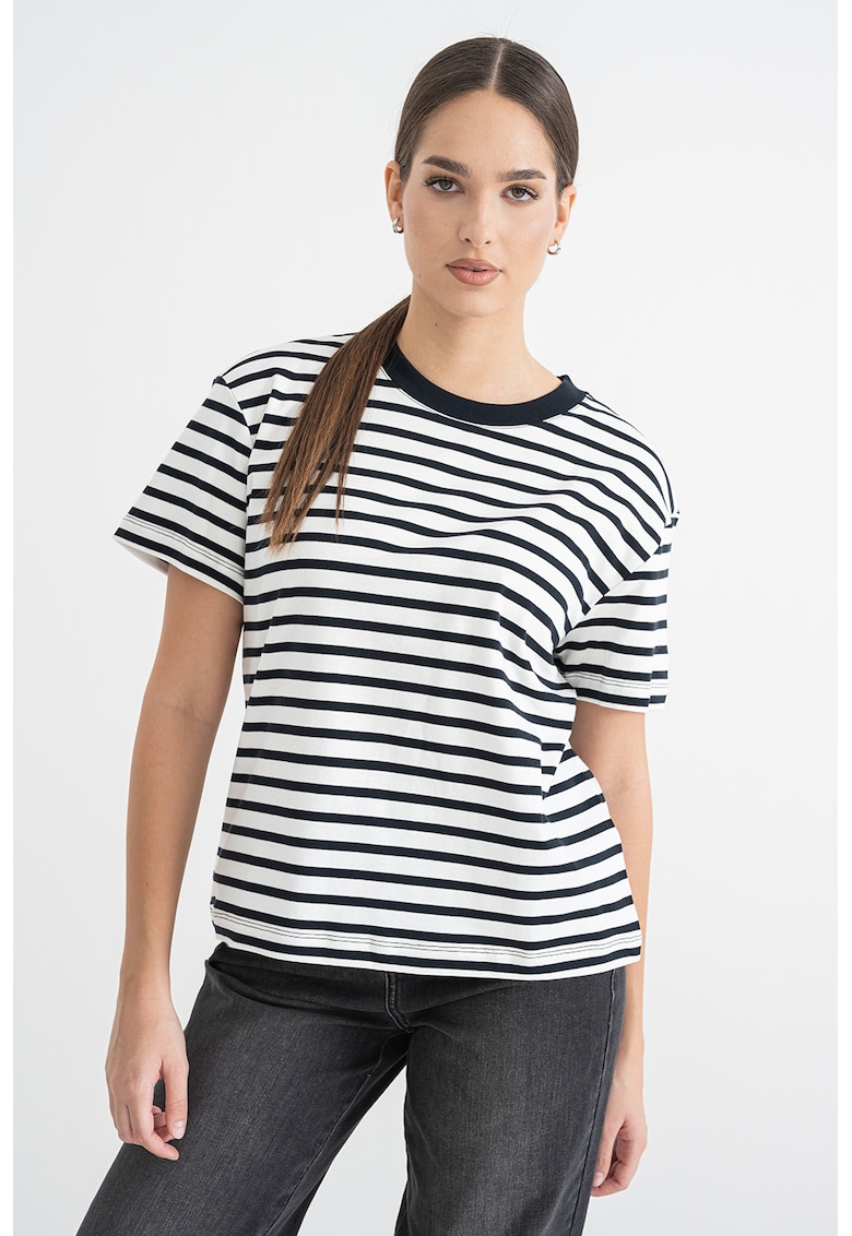 Tricou lejer cu dungi