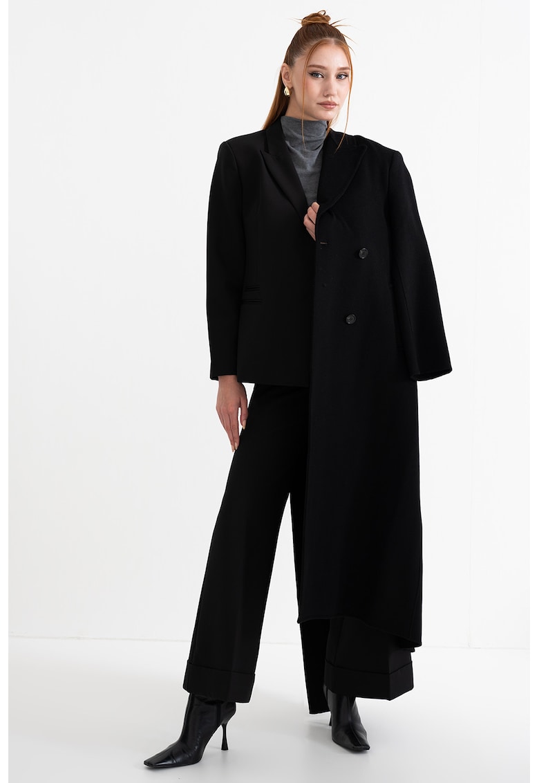 Sacou uni cu inchidere ascunsa