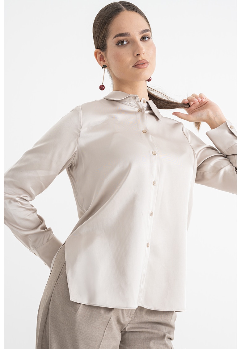Camasa uni cu nasturi