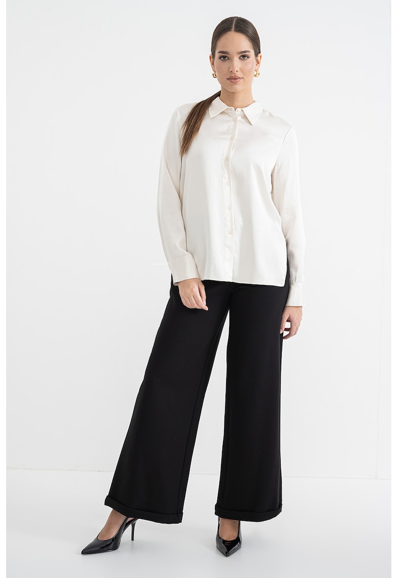 Camasa regular fit uni - Bej deschis