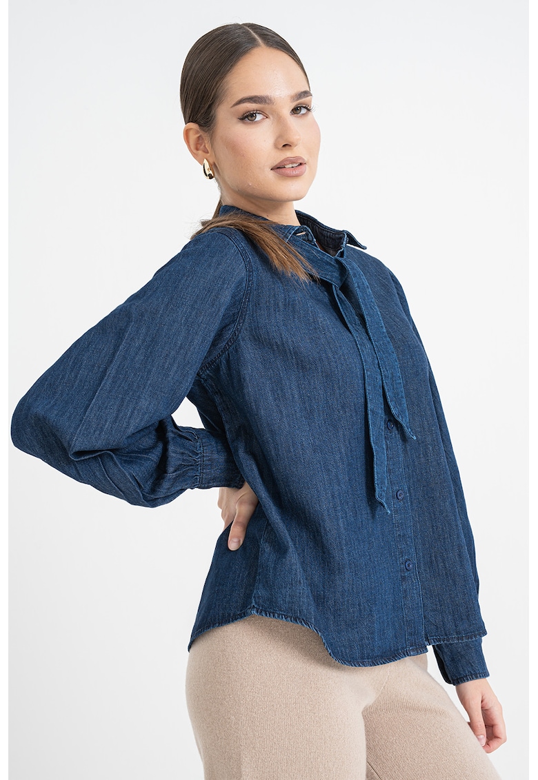 Camasa de denim cu funda