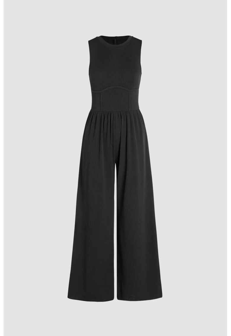 Salopeta - Negru - Textil