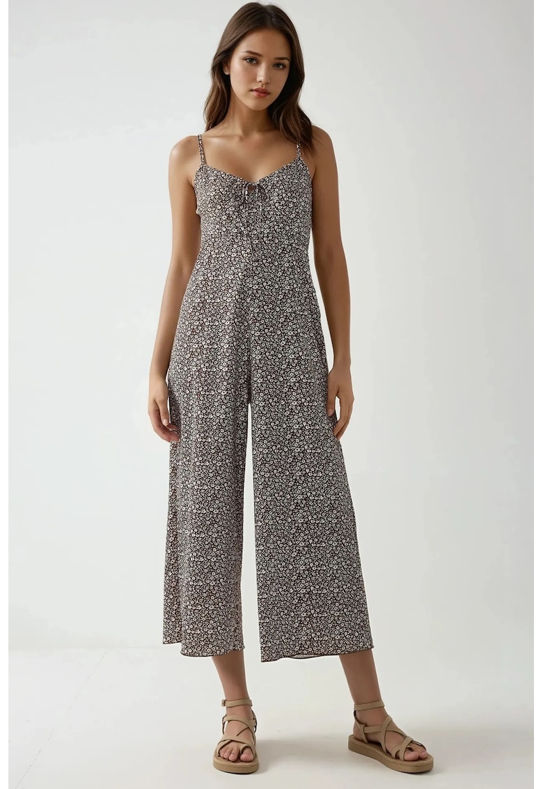 Salopeta - Floral - Textil - Maro