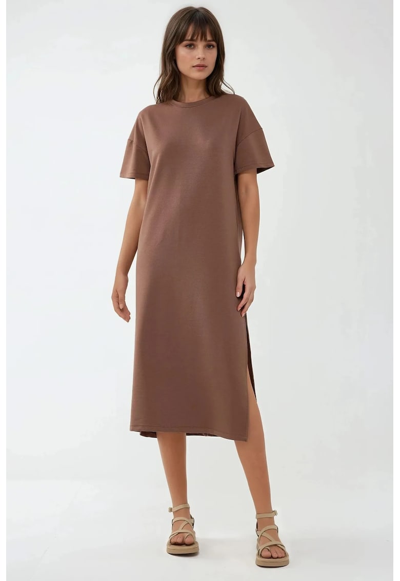 Rochie midi maro