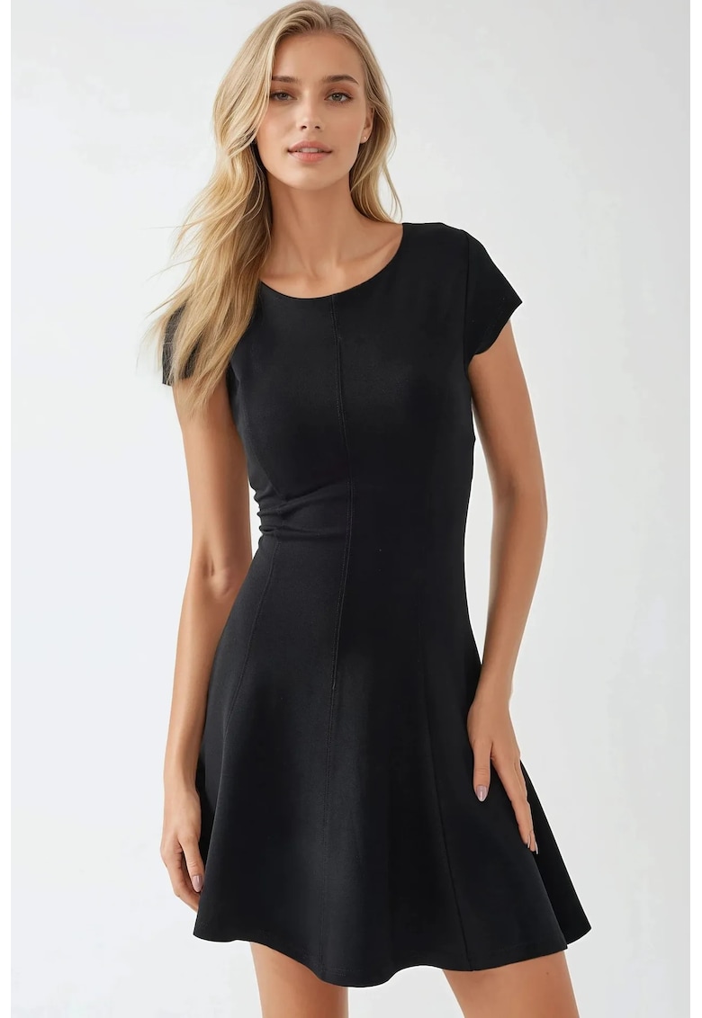Rochie mini - guler rotund