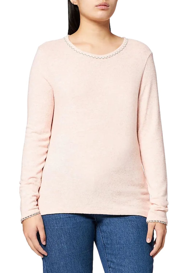 Pulover uni cu decolteu rotund Mavis - Pulover uni cu decolteu rotund Mavis -