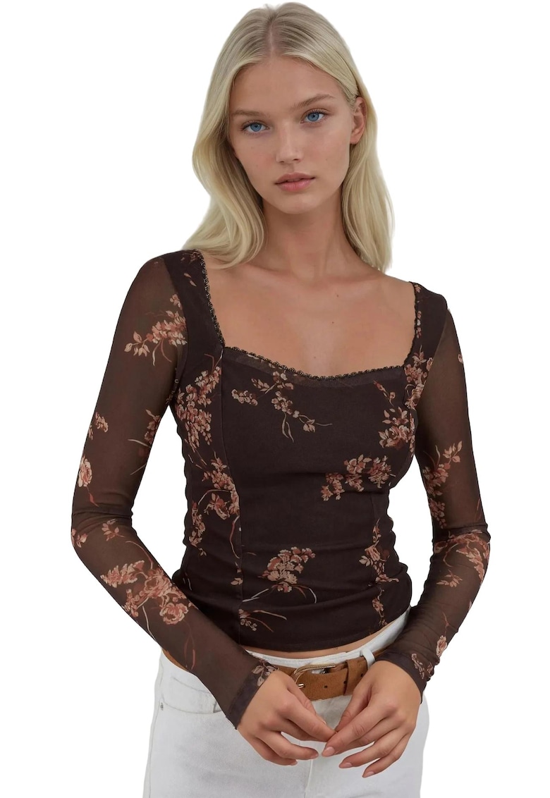 Bluza pentru dama - Jerseu - Maro