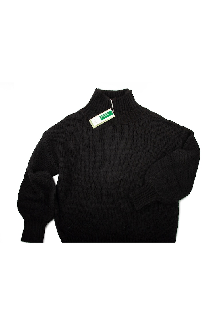 Pulover cu maneci bishop -