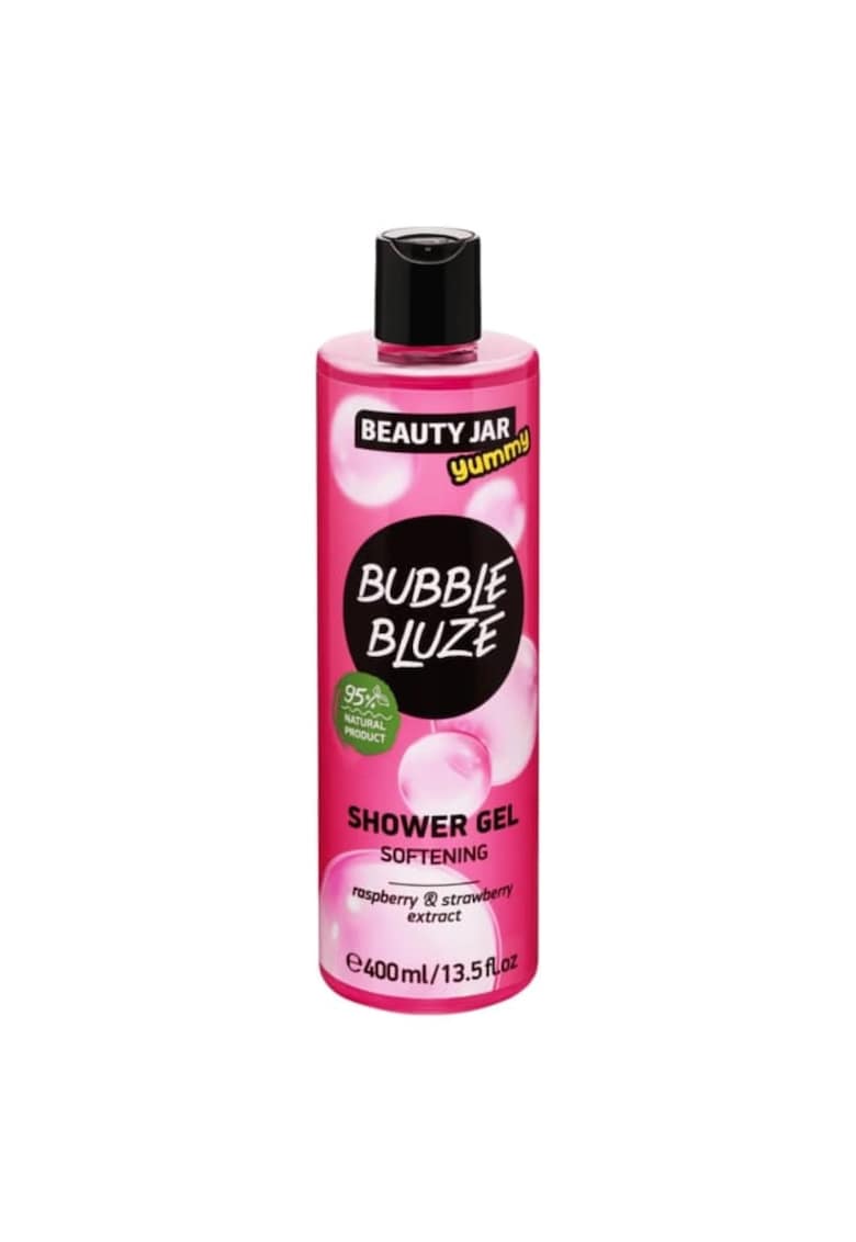 Gel de dus pentru piele catifelata - cu extract de zmeura si capsune - Bubble Bluze - 400ml
