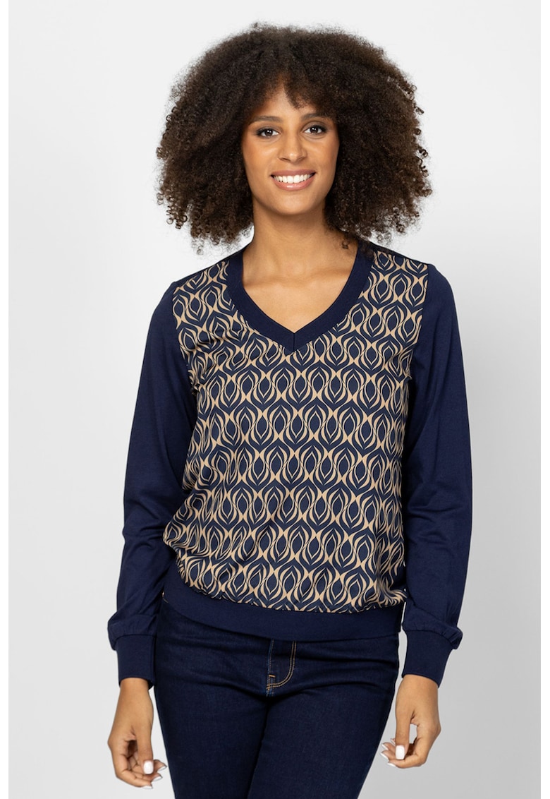 Bluza din amestec de modal si bumbac Calishaw