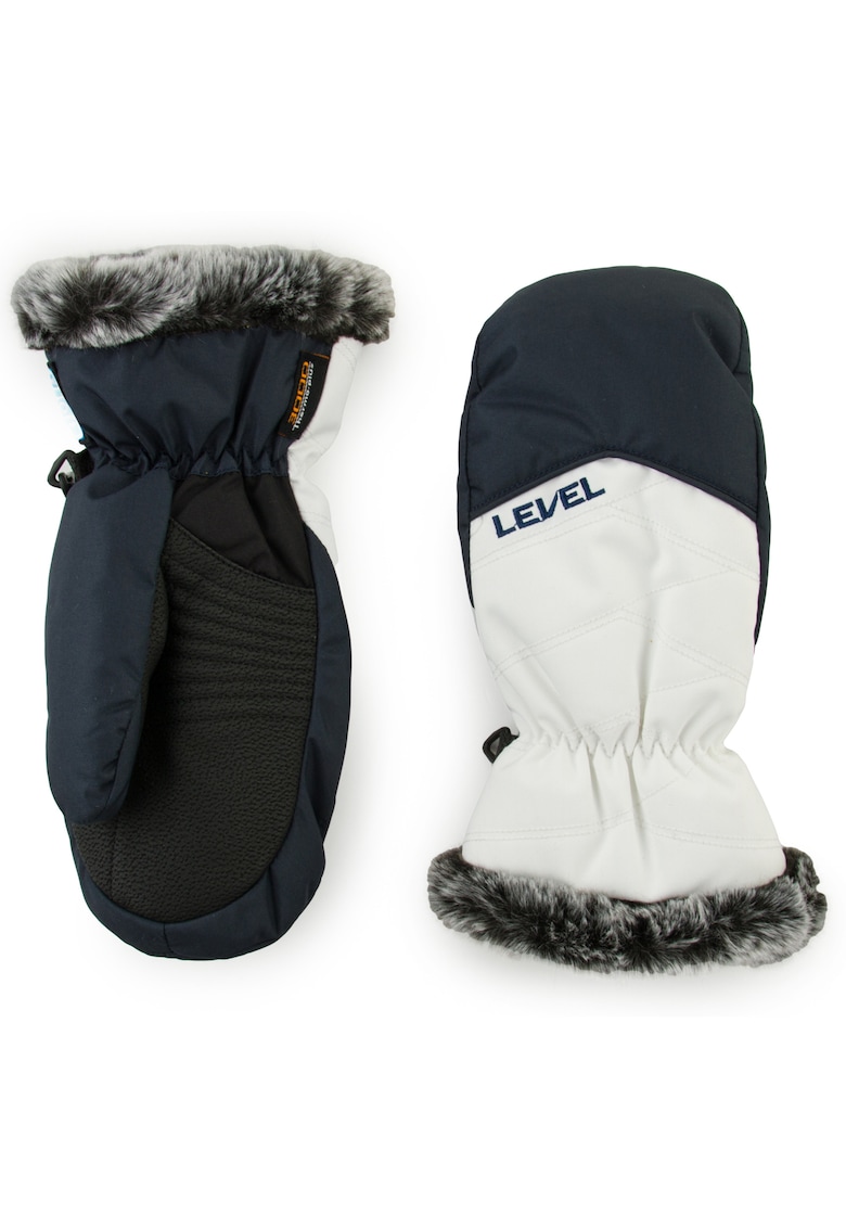 Manusi sport Level Jolie Teen Mitt - alb - L INTL - impermeabile - captusite cu polar