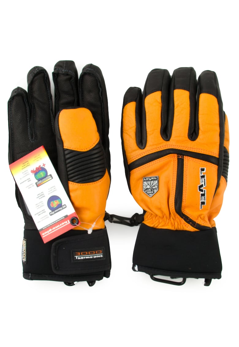 Manusi sport Level - Off Piste - piele - negru - marime