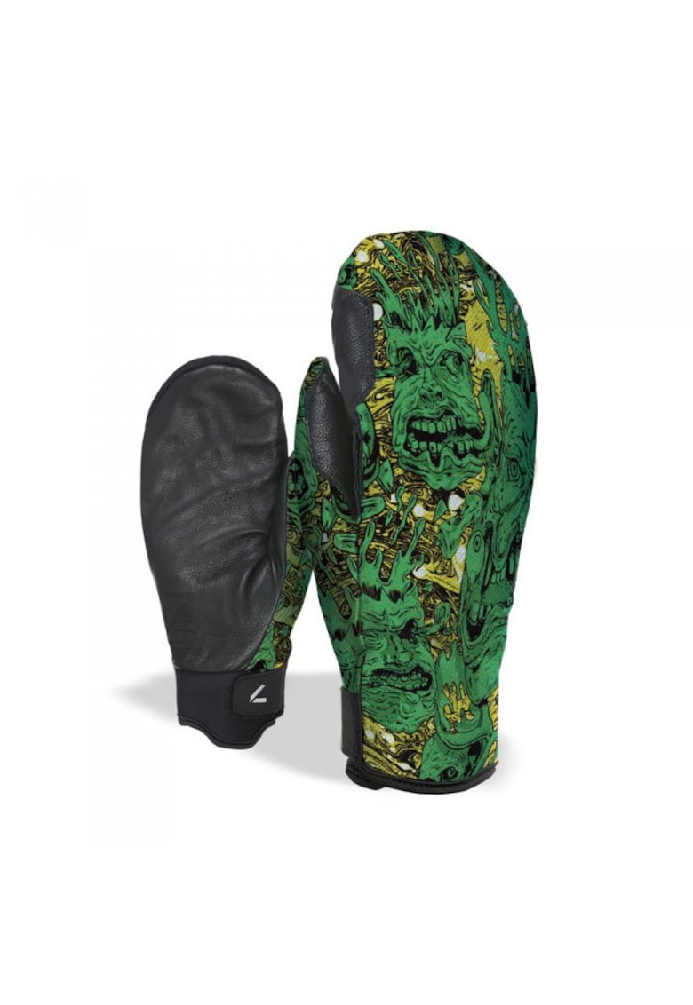 Manusi sport Level Pro Rider Mitt - verde - S/M - impermeabile - cu mansete scurte din neopren