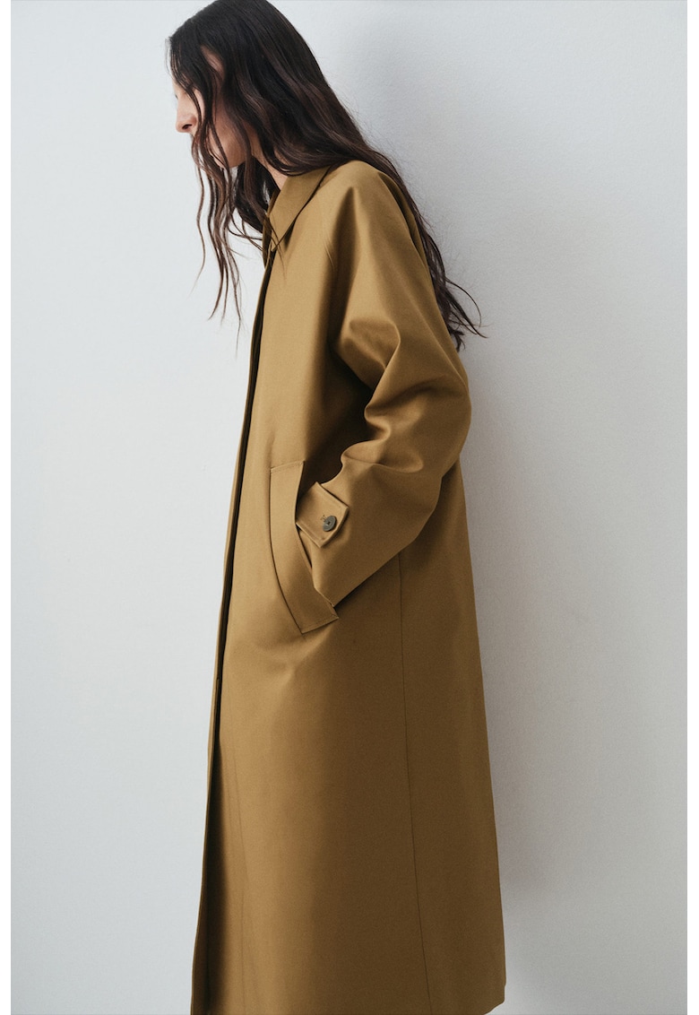 Trenci lung din bumbac