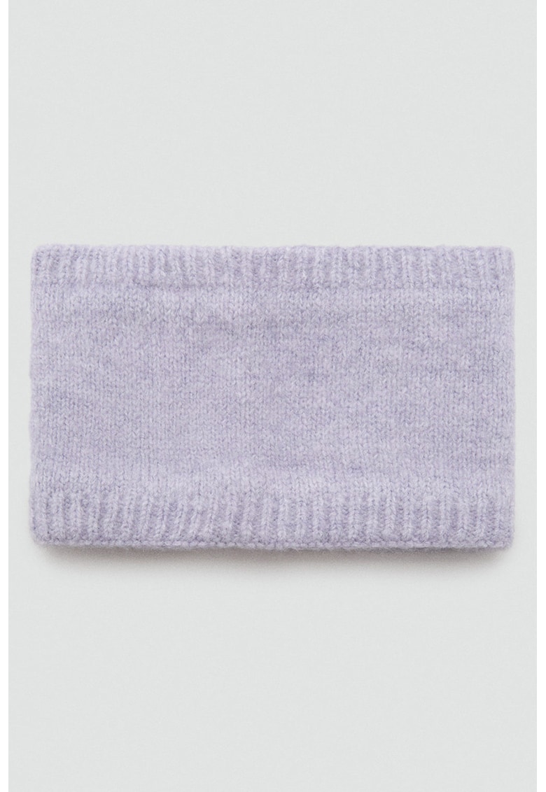 Fular circular din amestec de lana - Lila
