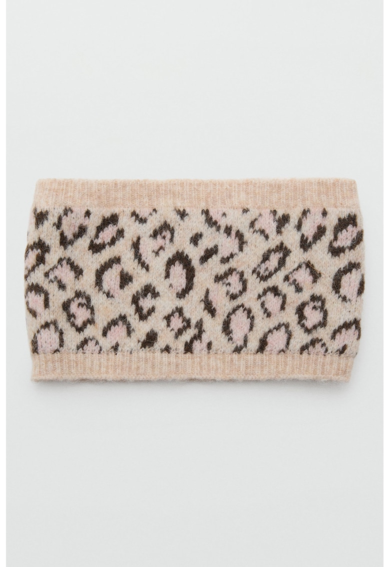 Fular circular cu animal print