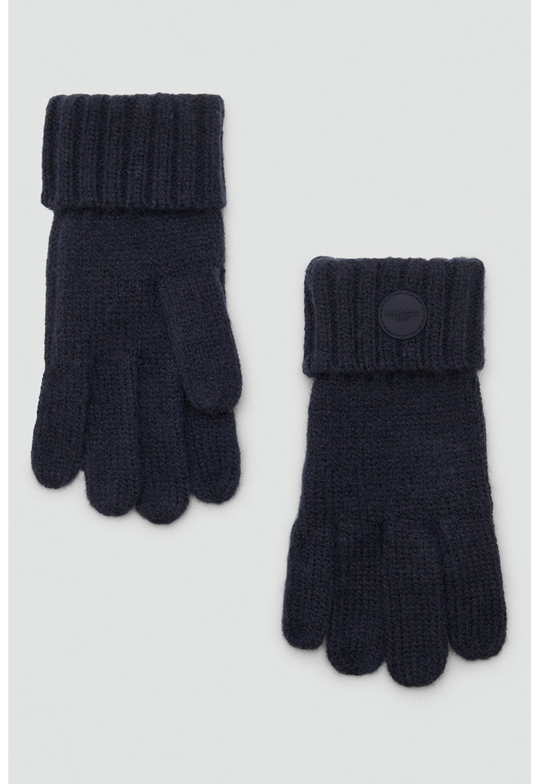 Manusi din tricot - Bleumarin