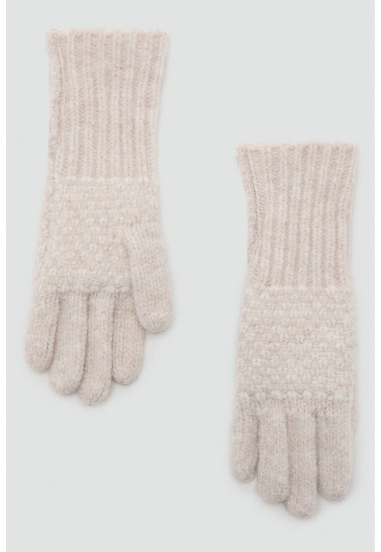 Manusi din tricot - Crem