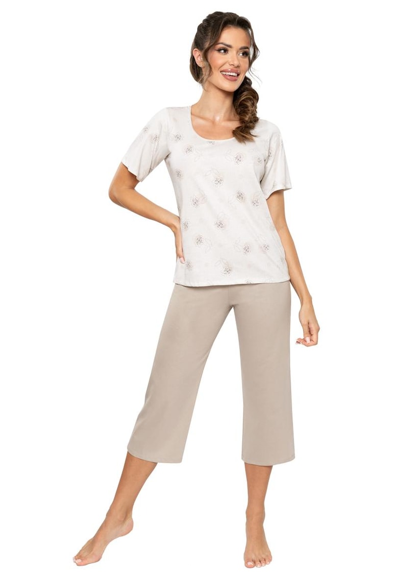 Dona - Pijama din bumbac cu pantaloni 3/4 Sandi