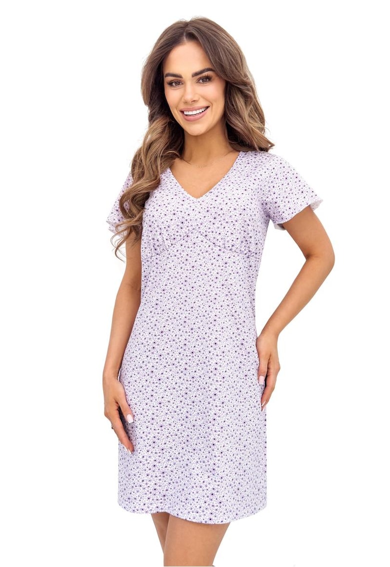 Camasa de noapte din bumbac cu maneca surta Fiorella II