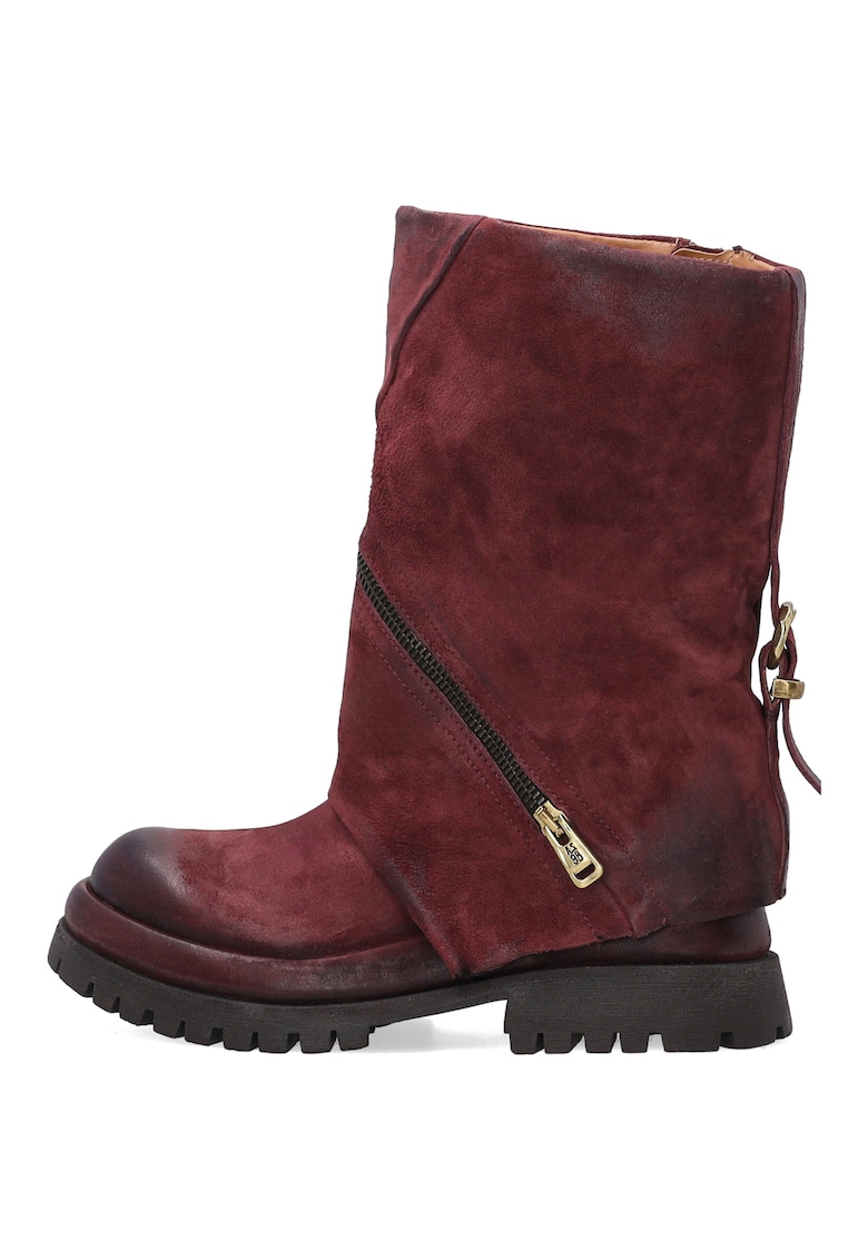 Cizme din piele pana la jumatatea gambei Cizme din piele pana la jumatatea gambei