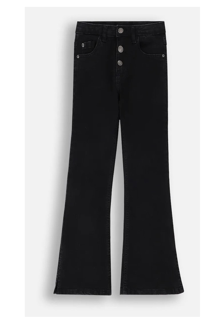Blugi ZC4123104JCG-021 - bumbac - evazati - negru