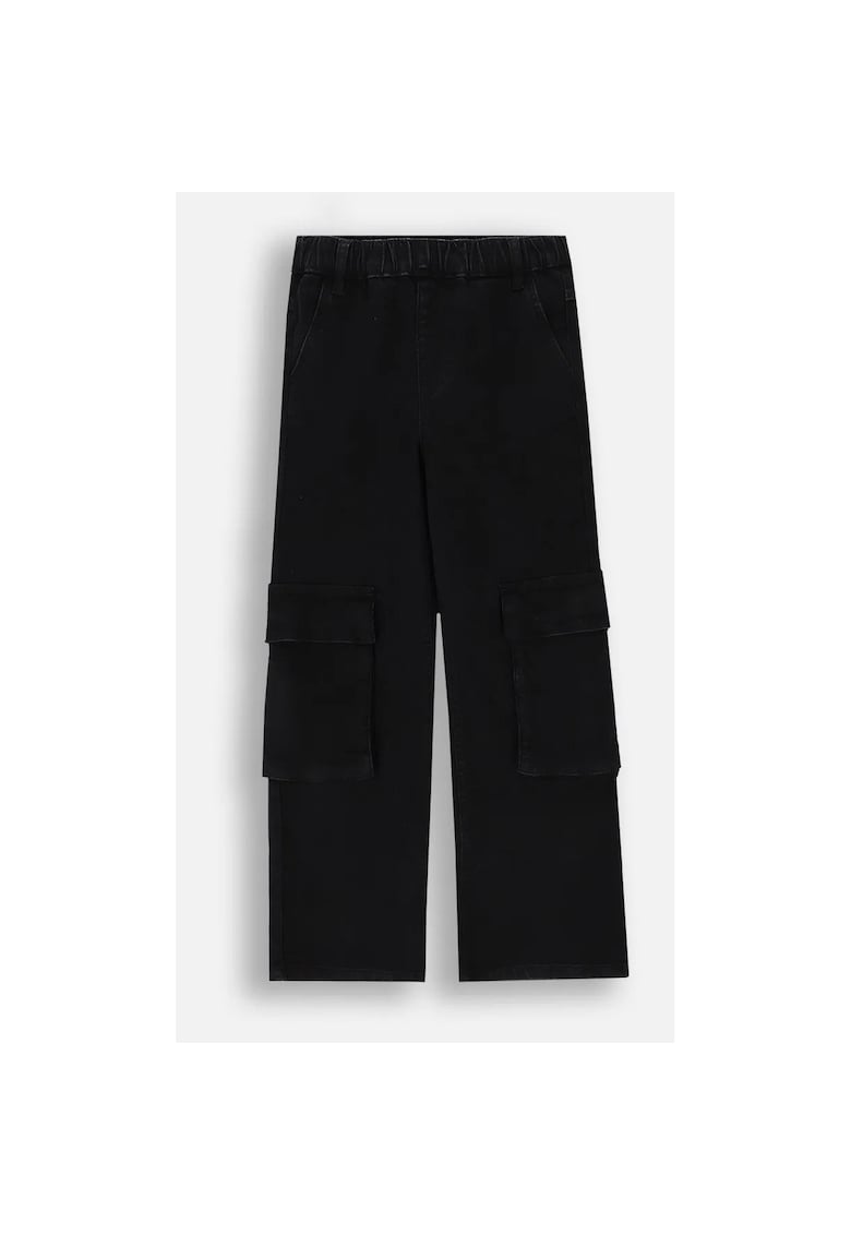 Pantaloni copii - ZC4123107JCG-021 - bumbac - negru