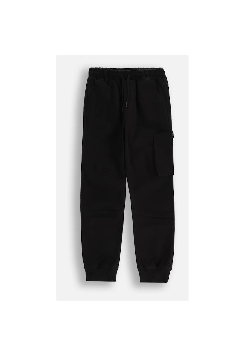 Pantaloni copii - WC5119102CBJ-021 - jogger - bumbac - negru
