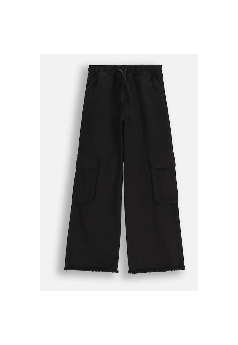 Blugi largi pentru copii - WC5119101MGJ-021 - denim/bumbac - negru