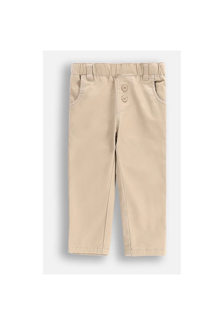 Pantaloni copii - bumbac - bej -