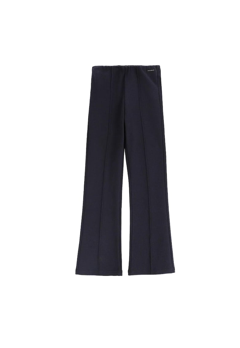Pantaloni copii - evazati - bumbac - bleumarin -