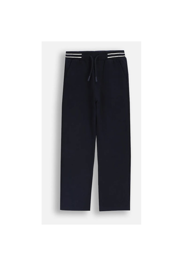 Pantaloni sport copii - ZC5120104ABK-015 - croiala clasica - talie elastica - tricot - bleumarin