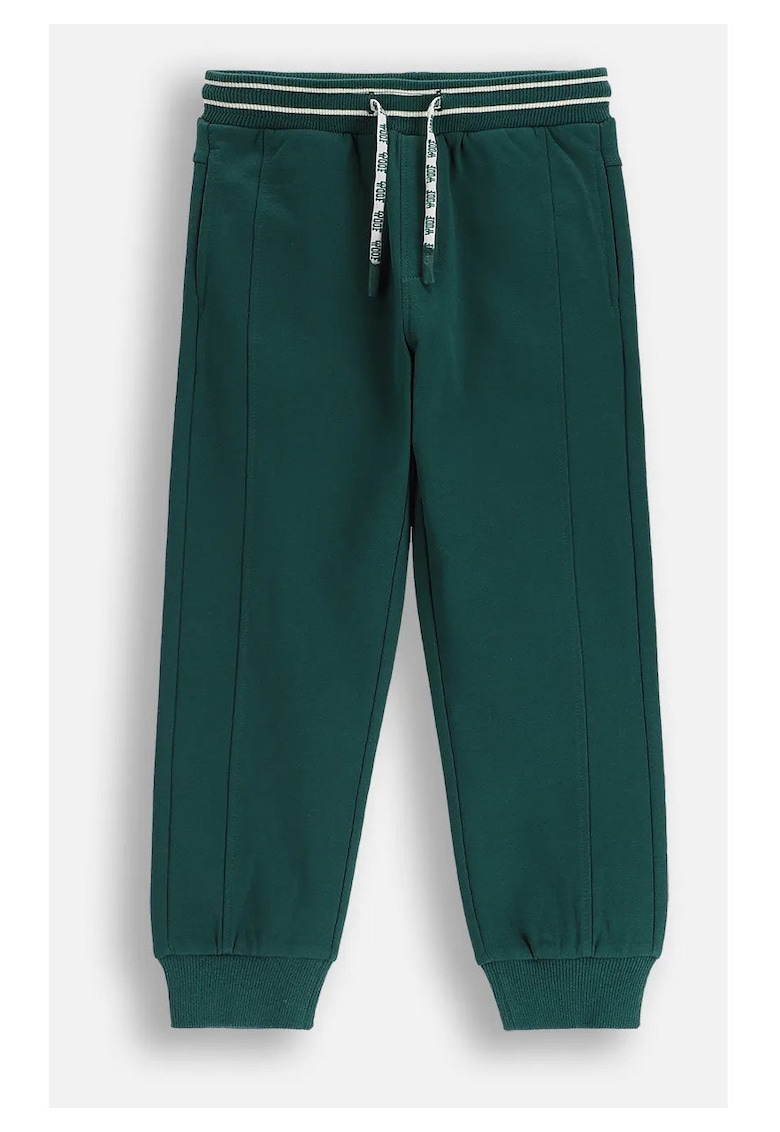 Pantaloni sport pentru copii - ZC5120201ABK - bumbac - cu captuseala interioara - verde