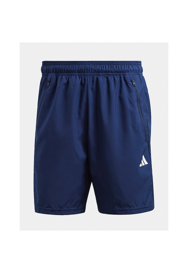 Pantaloni scurti pentru fitness cu buzunare cu fermoar