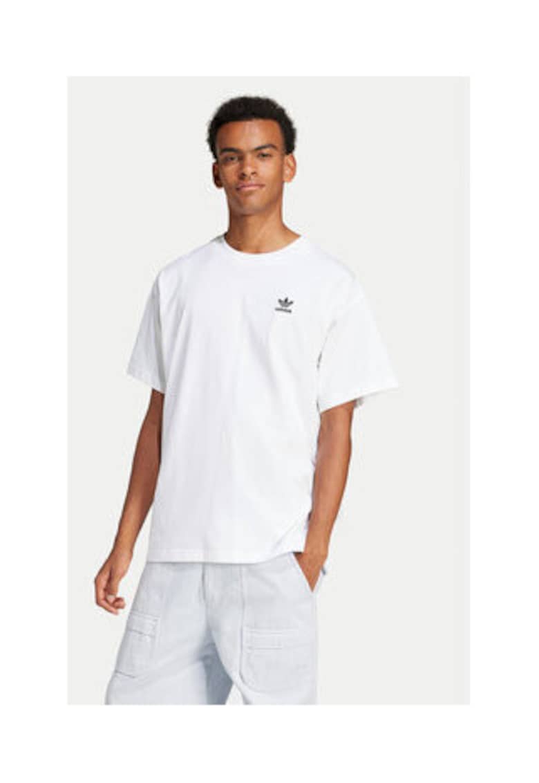 Adidas Tricou din bumbac cu decolteu la baza gatului