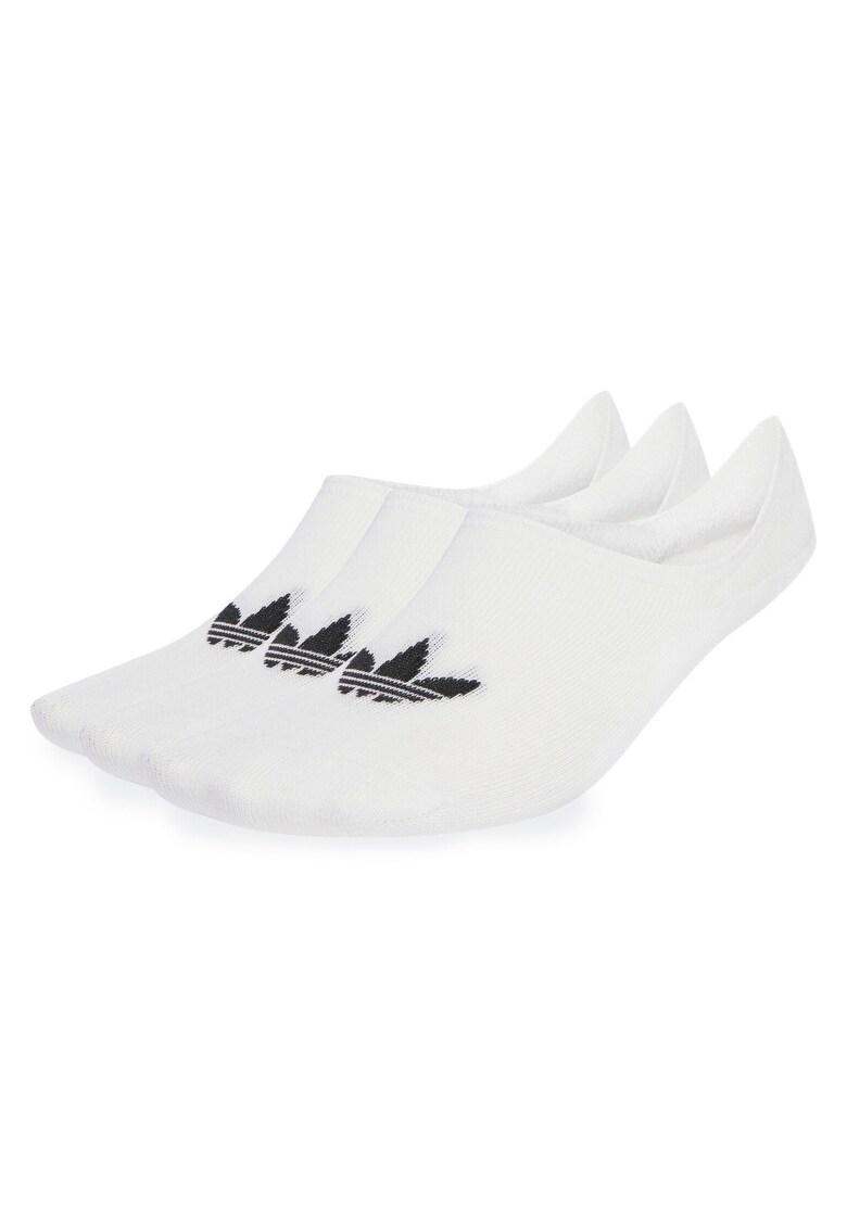 Set de sosete unisex foarte scurte - 3 perechi - Alb