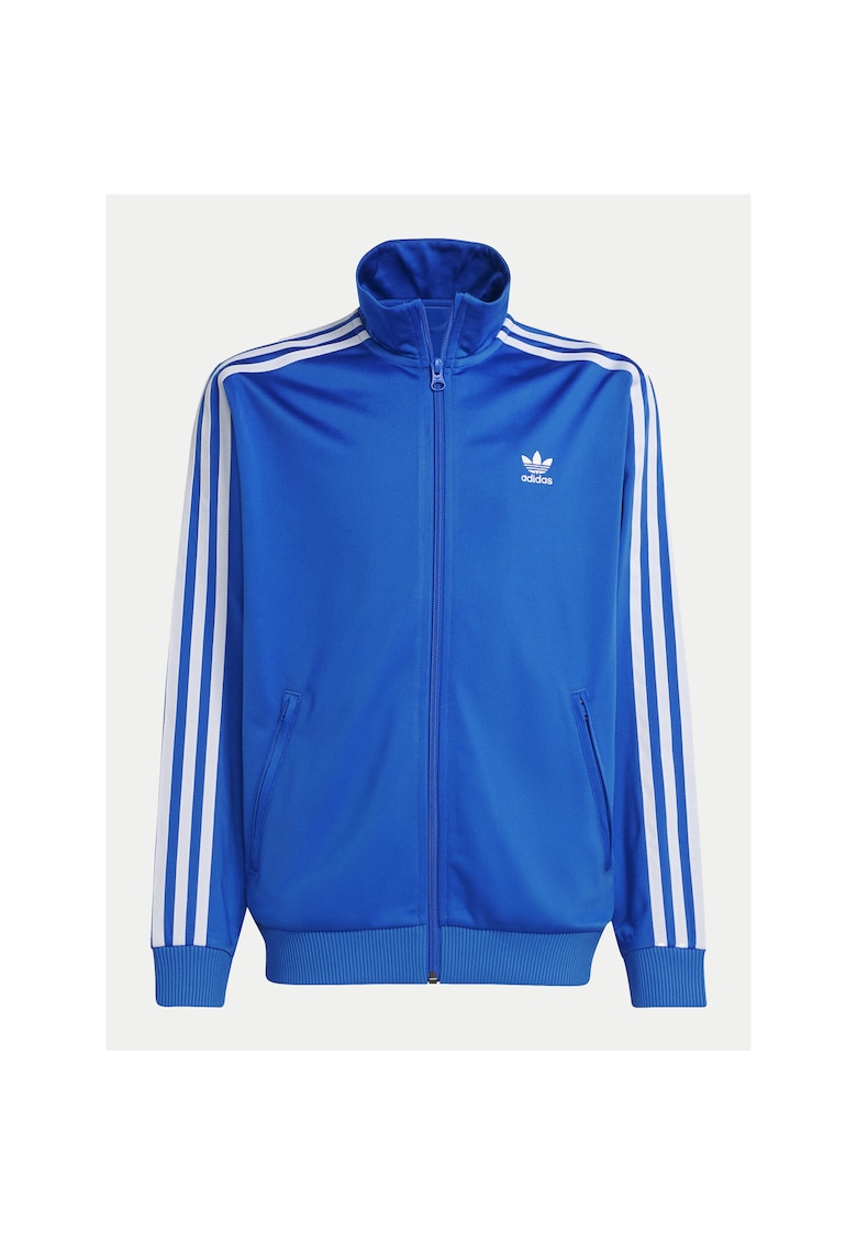 Bluzon cu fermoar si logo lateral