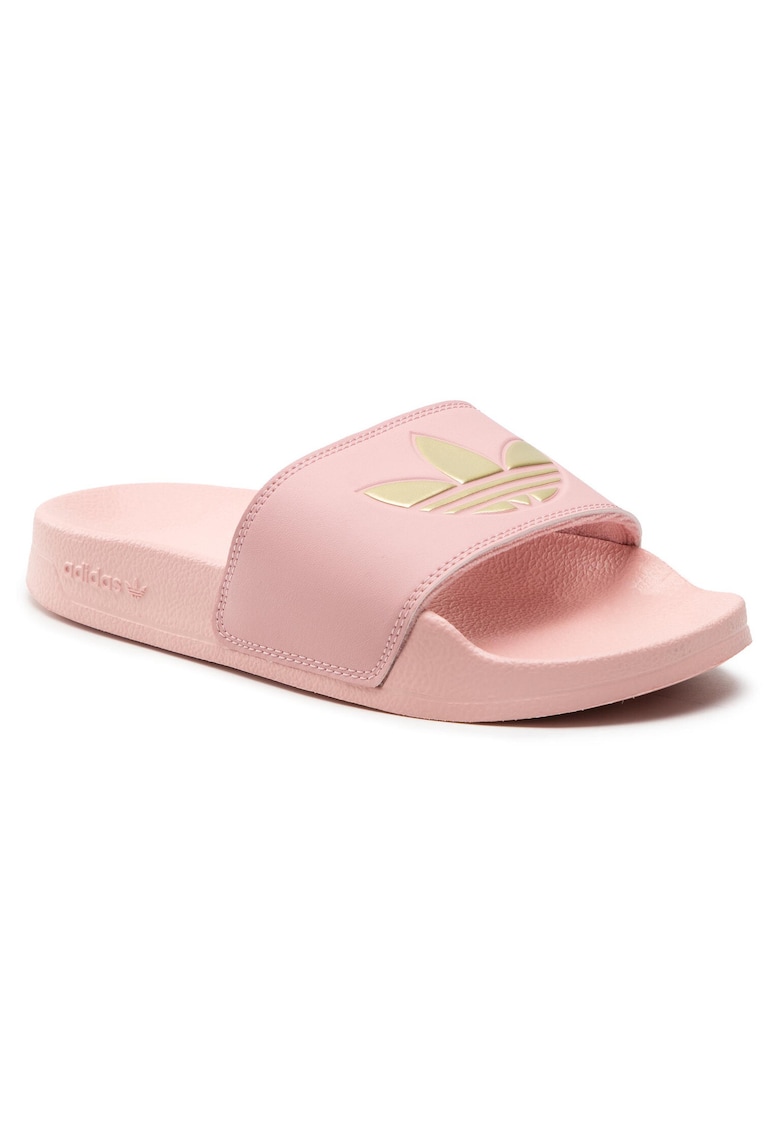 Slapi din piele ecologica cu logo