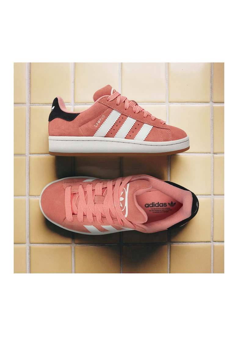 Tenisi  cu imprimeu din piele intoarsa